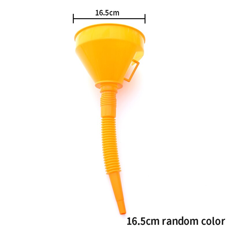Embudo de filtro para coche, herramienta de reparación, equipo de llenado de aceite con filtro, tubo Flexible para seguridad, accesorios de viaje de emergencia para coche: B
