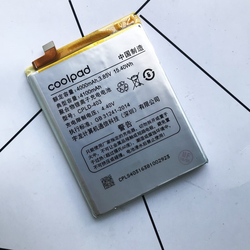 D'origine CPLD-403 Batterie Pour Letv LeEco Coolpad Cool1 Cool 1 Double le3 LeRee R116 C106 C106-7 C106-9 C103 C107-9 Batteries: SILVER