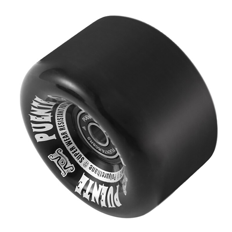 PUENTE Skateboard Truck With 70X42mm Skate Wheels Riser Pad Bearing Hardware Installing For Big Wheels Skateboard