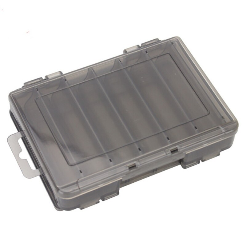 Portable Fishing Lure Box Tackle Box Double-decker Sub-bait Box Bait Fishing Gear Storage Boxes Double Sided Tackle Box
