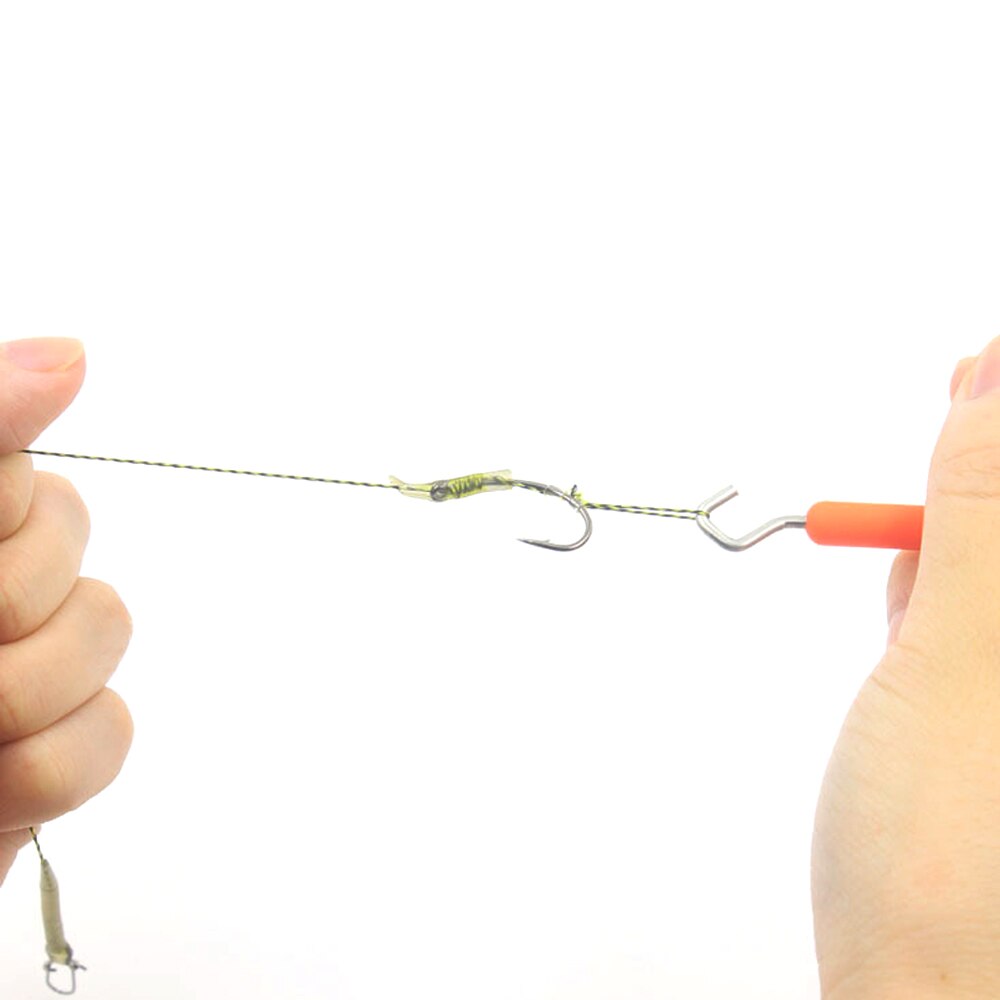 Herramienta extractora de nudos de acero inoxidable para pesca de mar, aparejos de carpa, accesorios de fabricación, 2 uds.
