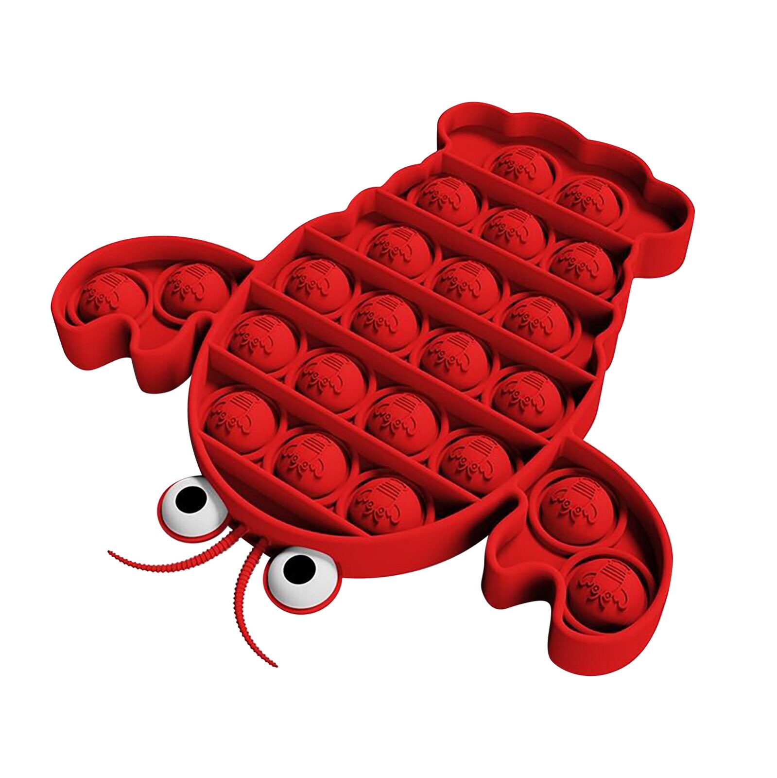 Vuxen hummer push bubble fidget sensorisk leksak autism specialbehov stressavlastare barn roliga antistress leksaker push bubble fidget: A