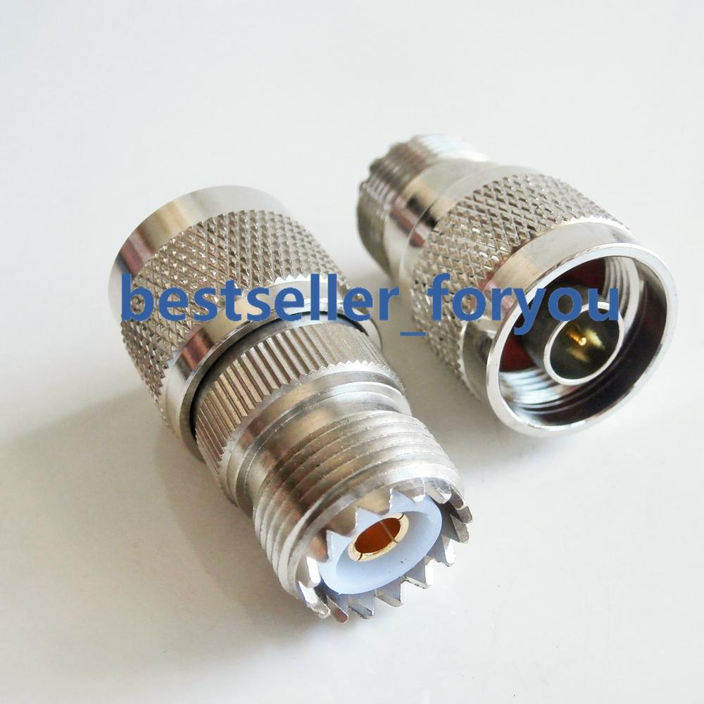 N Mannelijk naar UHF SO-239 SO239 Jack Coax Rechte RF Adapter Connector