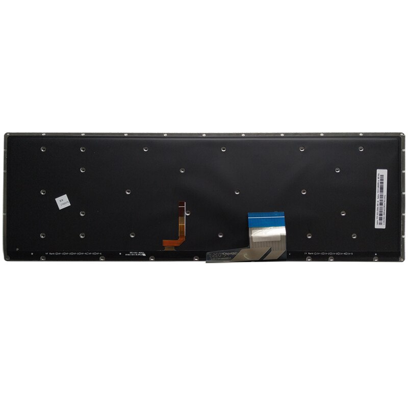 latin la/spansk sp tastatur til lenovo  y50 y50-70 y50-70a y50-70er- ifi  y50-70som- ise  y70 y70-70t y70p-70 med bakgrunnsbelysning