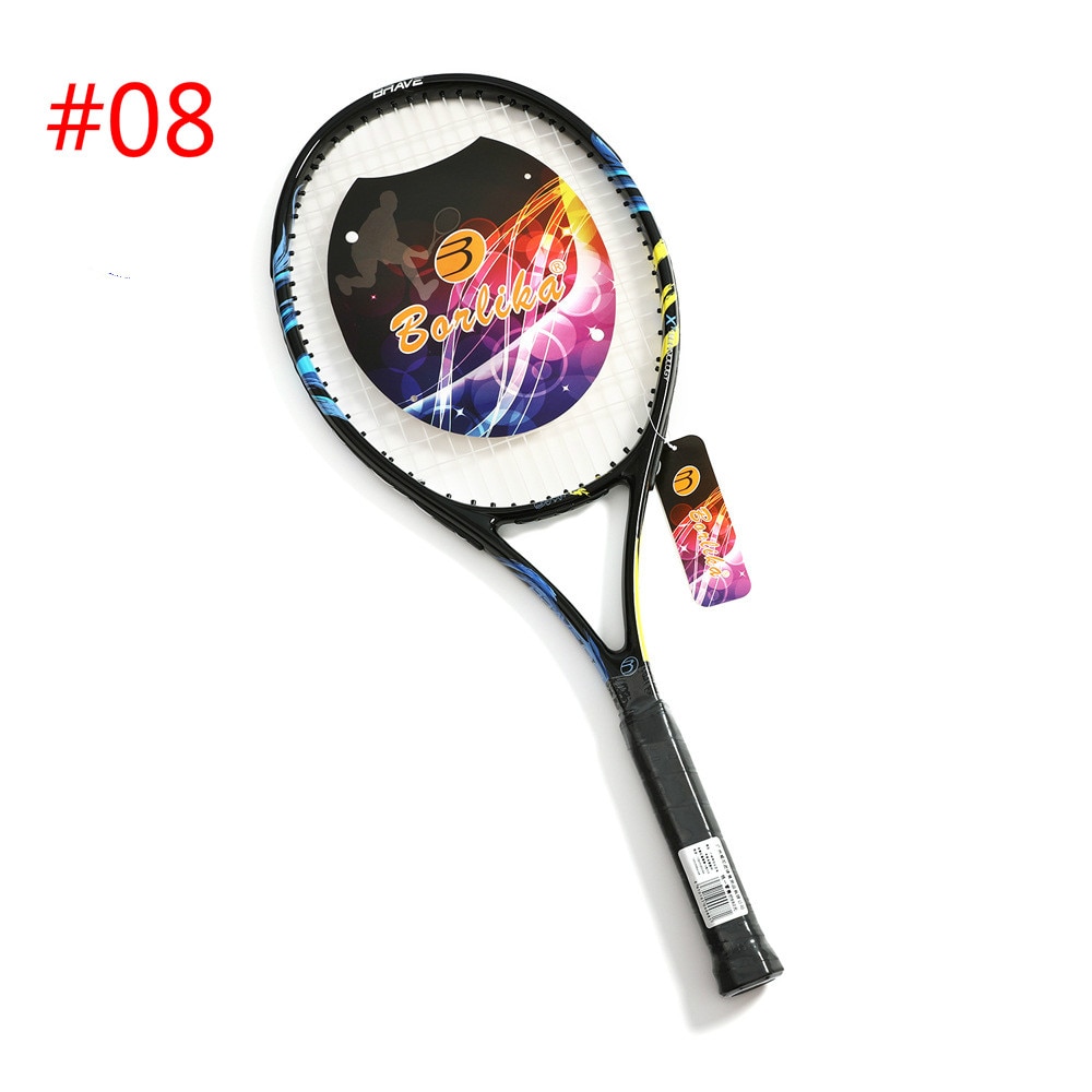Professionel carbon aluminiumslegering tennisketsjer raqueta pickleball paddle racchetta tennisketcher tennisketsjer med snor: 08