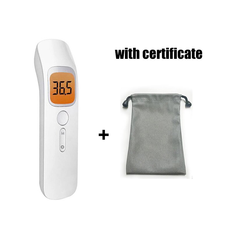 Led infrarød termometer pande baby berøringsfri termometer kropstemperatur feber digital måleenhed værktøj termometro: I-certifikat