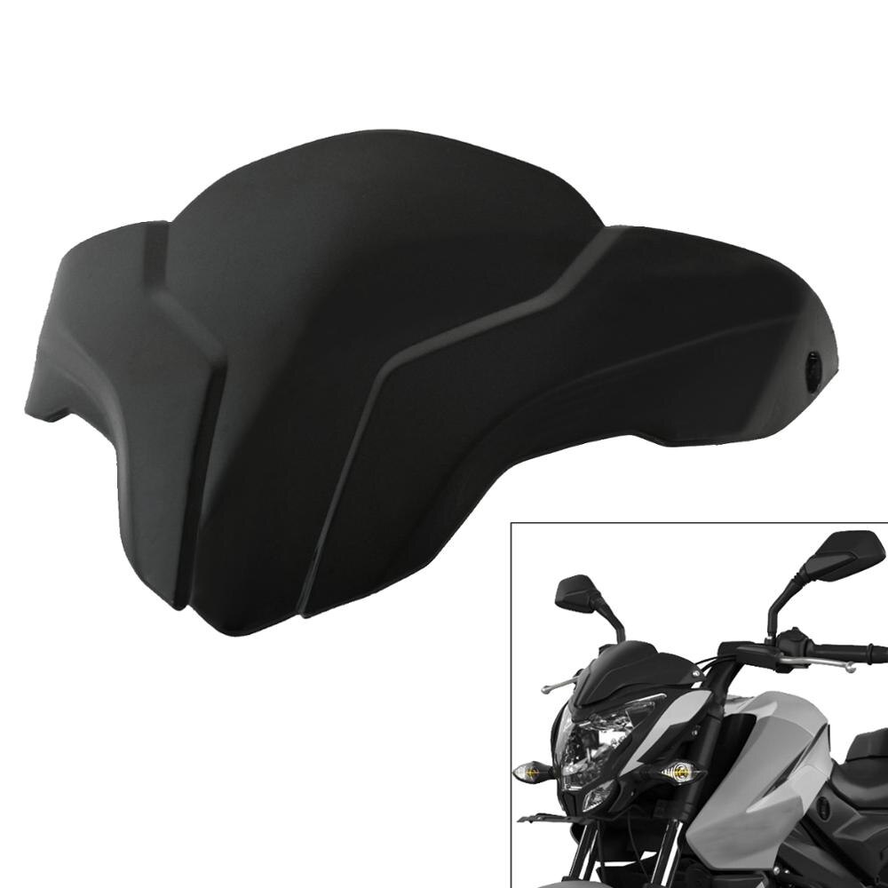 Motocicleta fumaça escura dupla bolha frente windscreen shield windshield defletor de vento para bajaj pulsar ns200 200 ns 200ns