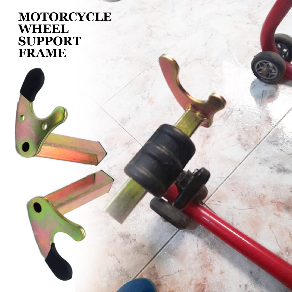 10cm Motorcycle Bike Stands Wheel Support Frame Stand Swing Arm Lift Tripod Hooks Hook Fork U-style