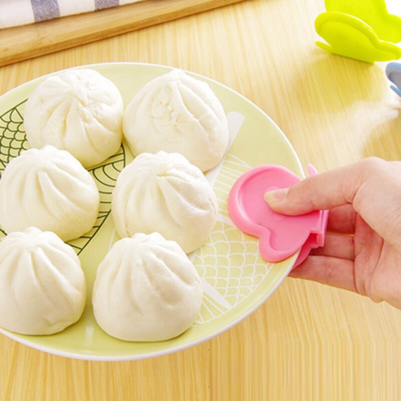 Butterfly Heat-insulating Tray Clip Silicone Anti-scalding Tray Holder Oven Thickened Hand Guard Bowl Holder W118