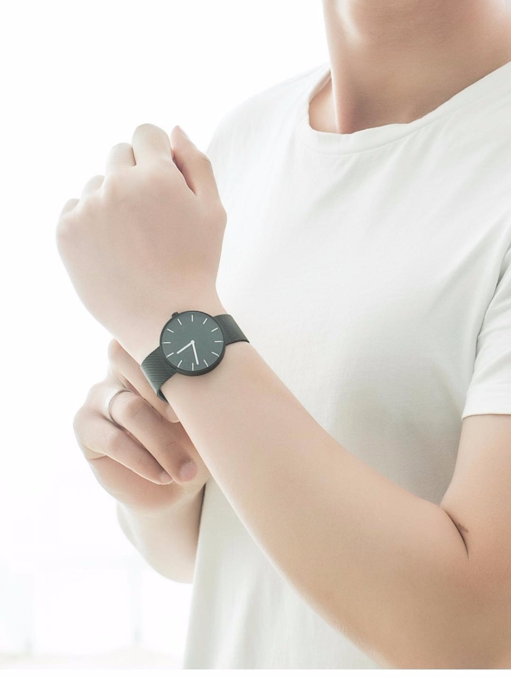 Reloj de pulsera Original Xiaomi Mijia twentyseven, reloj de pulsera de estilo informal, reloj de cuarzo resistente al agua para parejas
