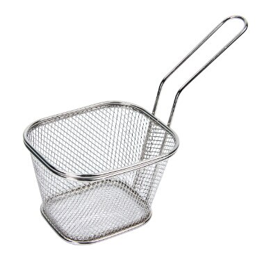 Mini Stainless Steel Frying Basket Strainer Fries Basket Mesh Kitchen Cooking Chef Tools Kitchen Cook Tool Backet Strainer Frie: Default Title