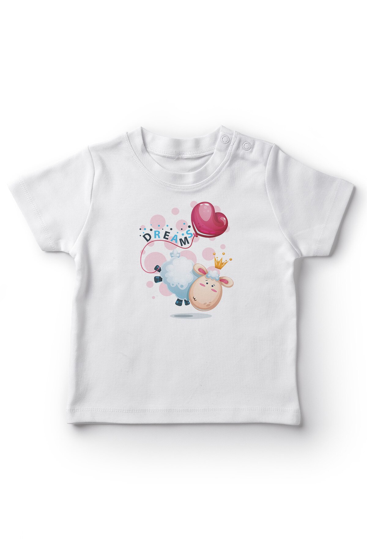 Angemiel baby rüyadaki lam baby meisjes t-shirt wit