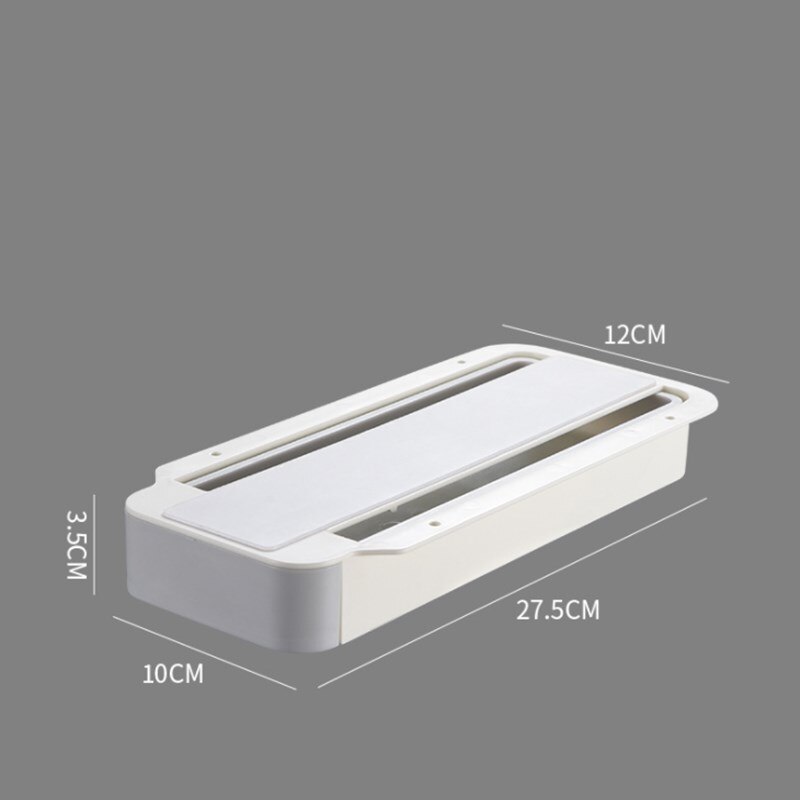 Biurko materiały biurowe szuflada schowek pudełko typu Organizer skrzynka ukryte dno obsadka robić pióra piórnik o dużej pojemności: szary