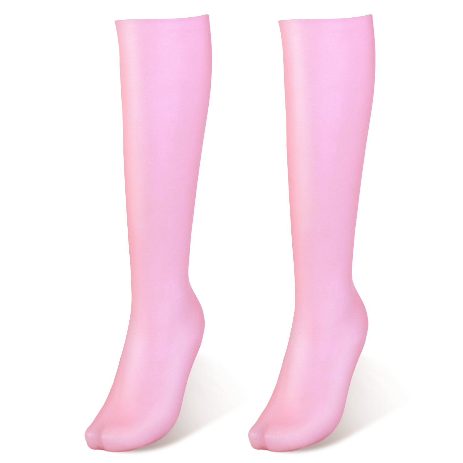 Calcetines hidratantes largos de silicona, calcetines de protección para los pies antigrietas, medias exfoliantes suaves para los pies, herramientas cómodas para el cuidado de los pies
