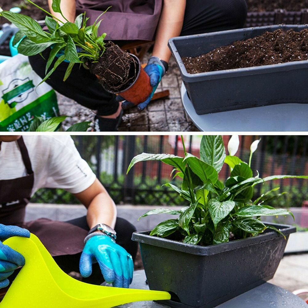 Vegetable Pot Planting Box Family Balcony Vegetable Tree Planting Flower Planting Large Pot Extra Pot Planter Plastic Outdo U9O9