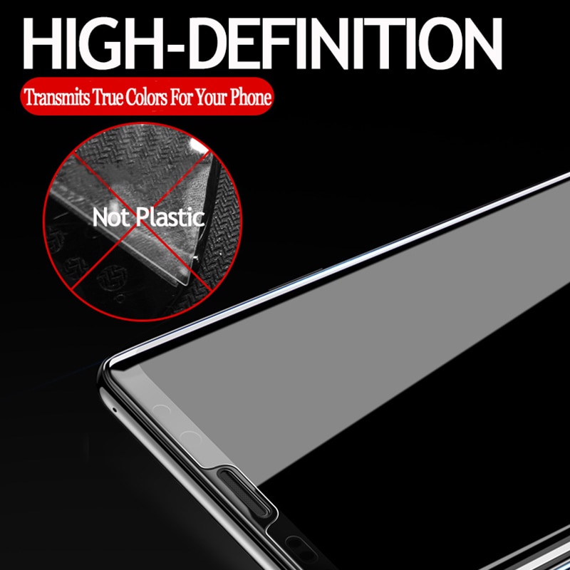9D UV Liquid Curved Full Glue Tempered Glass For Samsung Galaxy S8 S9 Plus Note 8 9 S7 Edge Cover Screen Protector Glass Cover