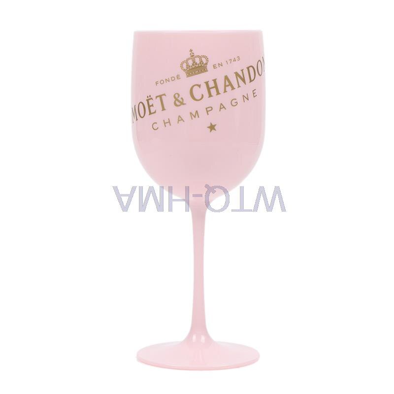 Wijn Party Wit Champagne Coupes Cocktail Glas Champagne Fluiten Wijn Cup Plastic Longdrinkglas Bril Plastic Champagne Glazen: pink