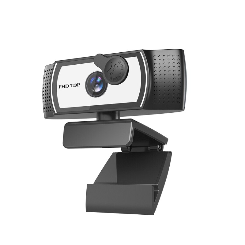 Webcam 1080 4K 2K Focus AutoFocus Web Cam USB PC Computer Microphone Desktop 360° Camera Video Widescreen Live Cam 800W: 720P