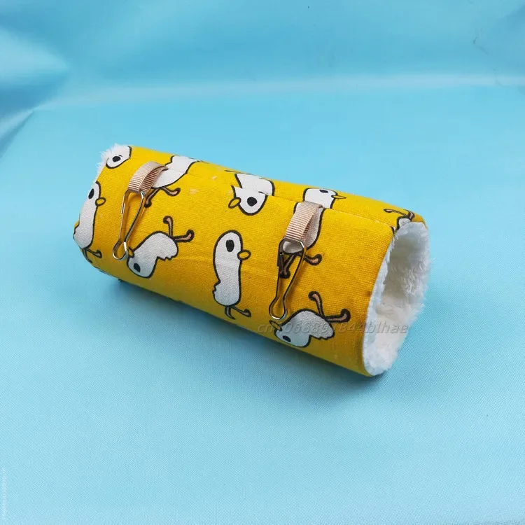 Hamster KäFeige Frettchen Tunnel Hängematte Für Ratte Warme Hamster Rohr Spielzeug Hängen Bett KäFeige Für Hamster Kaninchen Meerschweinchen Kleine Tiere: S / Dunkles kakifarbiges