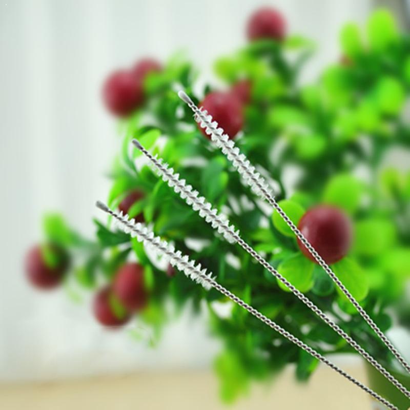 1 pc aço inoxidável garrafa escovas de limpeza chaleira bebê cm0015 limpeza do bebê h4m8 escovas escova garrafa material bico bule h6a2