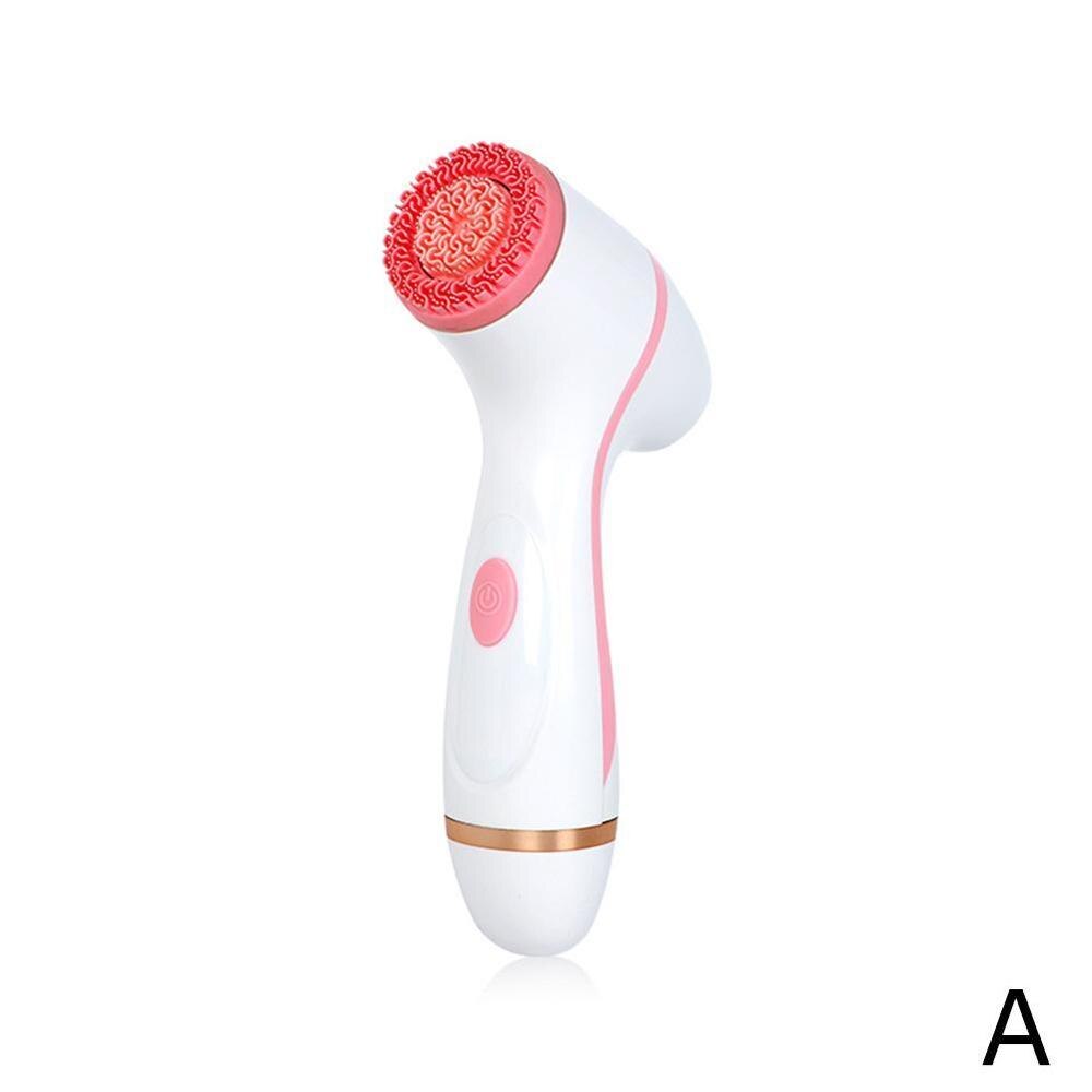 Kit de brosses nettoyantes Sonic Nu pour le visage, système de brosses rotatives, nettoyage Galvanica des points noirs pour la peau et Spa, élimination en profondeur, G0H1: Rose
