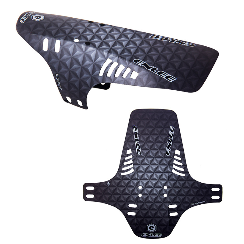 Garde-boue portable pour vélo de montagne, accessoires de bicyclette, pare-pluie, pour descente, selle, universel, enlèvement de la boue, carrelage: Orange