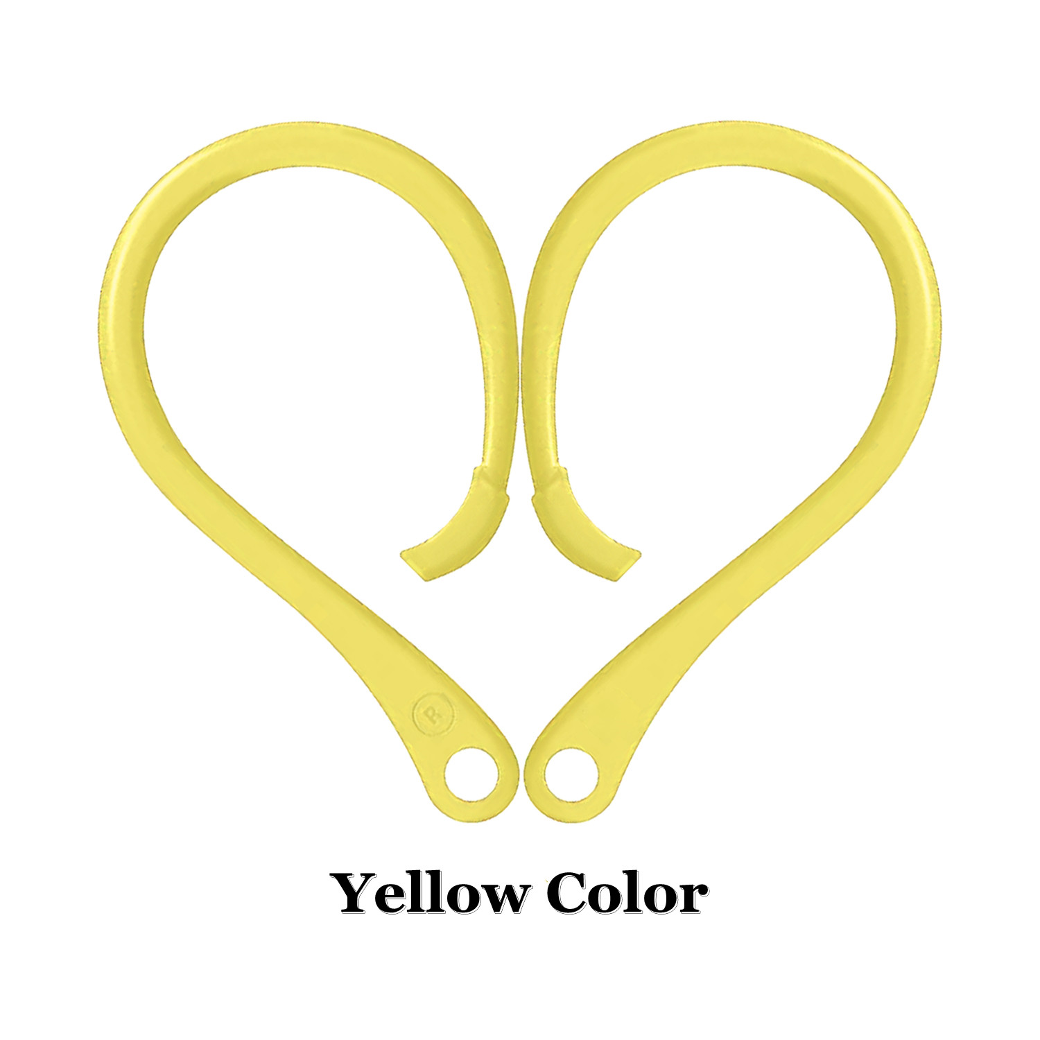 Almohadillas antipérdida con gancho para la oreja, ajuste seguro, accesorios protectores de auriculares inalámbricos de silicona, 1 par de soportes para Apple AirPods 1 2 3 Pro: CORAL