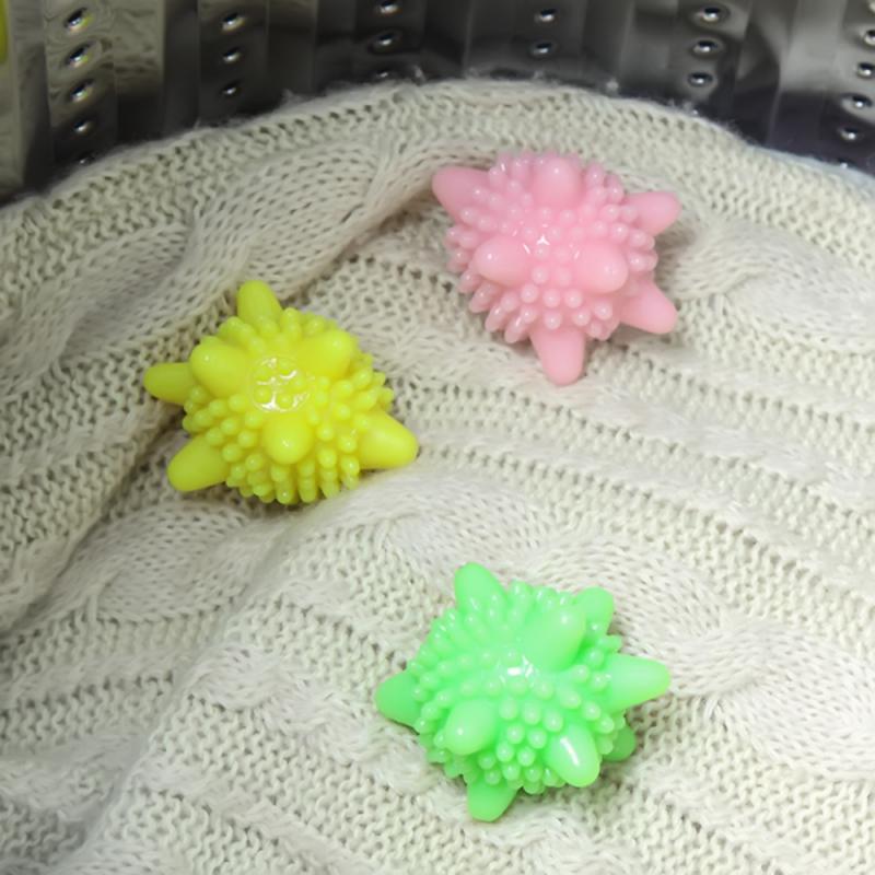 1Pcs Anti-winding Laundry Ball Home Washing Machine Solid Cleaning Ball Reusable Super Strong Decontamination Laundry Ball Tools