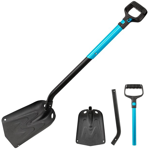 Pala de avalancha portátil y plegable, herramienta ligera para quitar la nieve de emergencia, para acampar y hacer senderismo: Default Title