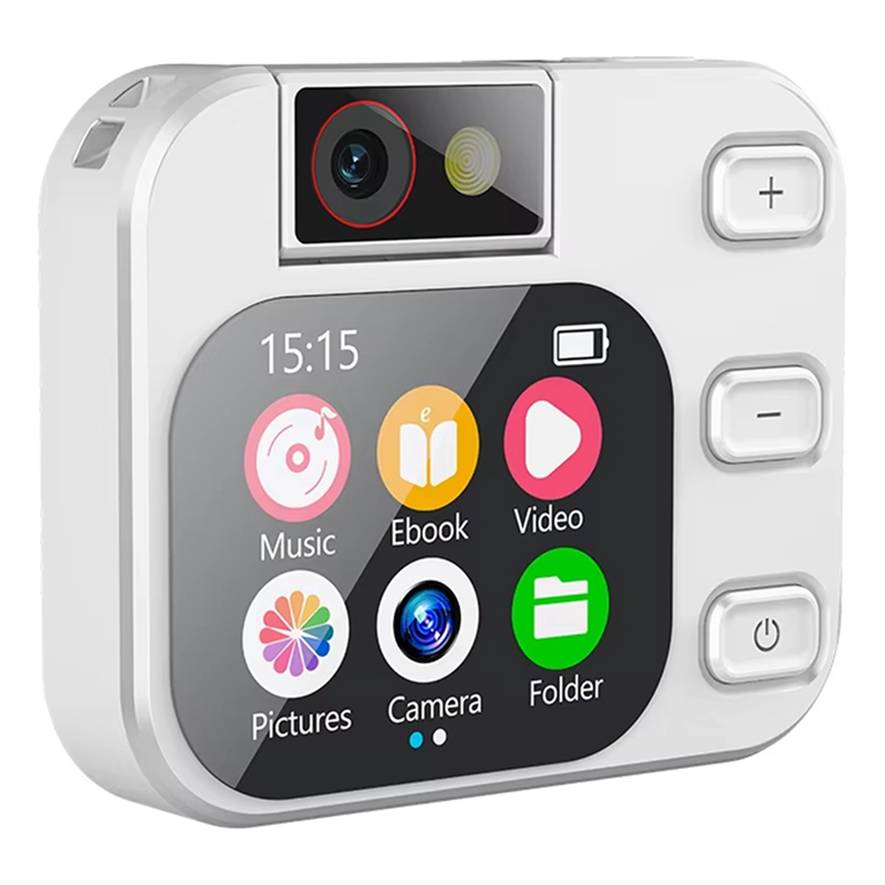 M07K-X19 Mini MP3 Player Photo Radio 2.2 Touch Screen OTG Type-C Bluetooth Take Pictures