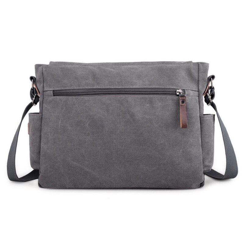YOOFISH Women's bag canvas bag large capacity single-shoulder computer bag crossbody bag black/gray/coffee XZ-075.