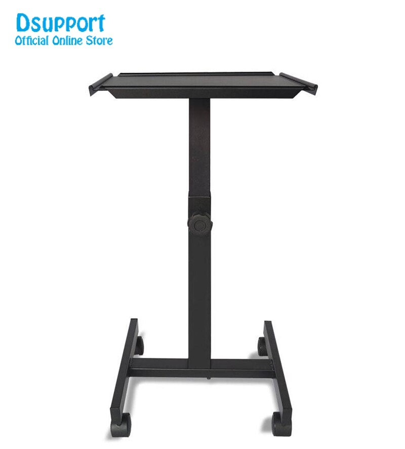 Projector Holder Speaker Stand Trolley With Tray And 360 Degree Universal Wheel