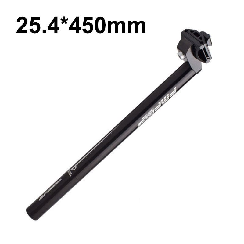 Tija de sillín para bicicleta de montaña, poste de asiento de aleación de aluminio, duradero, grueso, de 25,4/27,2/28,6/30,4/30,9/31,6x350/450mm: 25.4x450mm