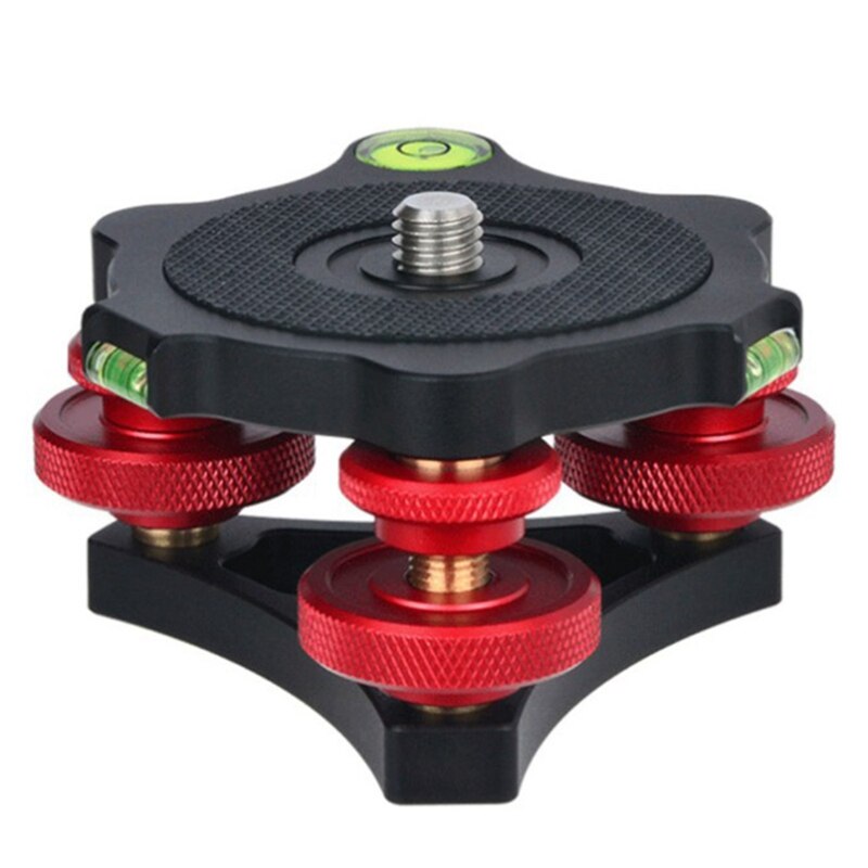 PL-64 Camera Tripod Head Leveling Base Aluminum Al... – Grandado