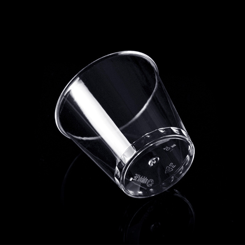 50 STKS Mini Doorzichtige Plastic Wegwerp Party Borrelglaasjes Jelly Cups Verjaardag Keuken Accessoires