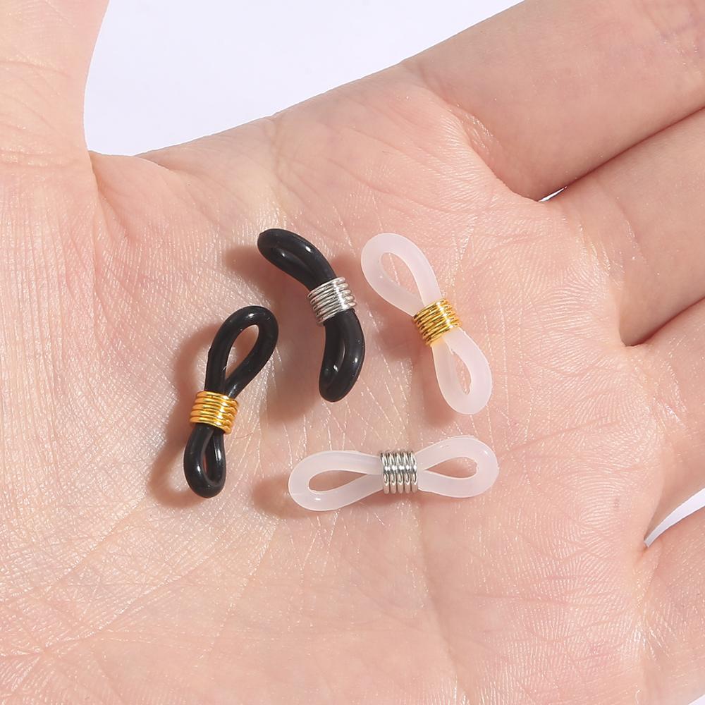 20pcs/lot Glasses Chain Non Slip Rubber Ring Sunglasses End Loop Connector Spectacles Retainer Ropes DIY Eyewear Accessories