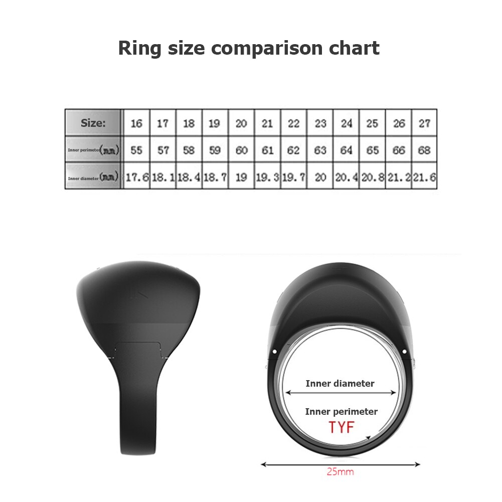 R51 Wearable Finger Ring Bluetooth 5.0 Remote Control Smart Wireless Remote Controller for iOS Android Mobile Phone TV Box
