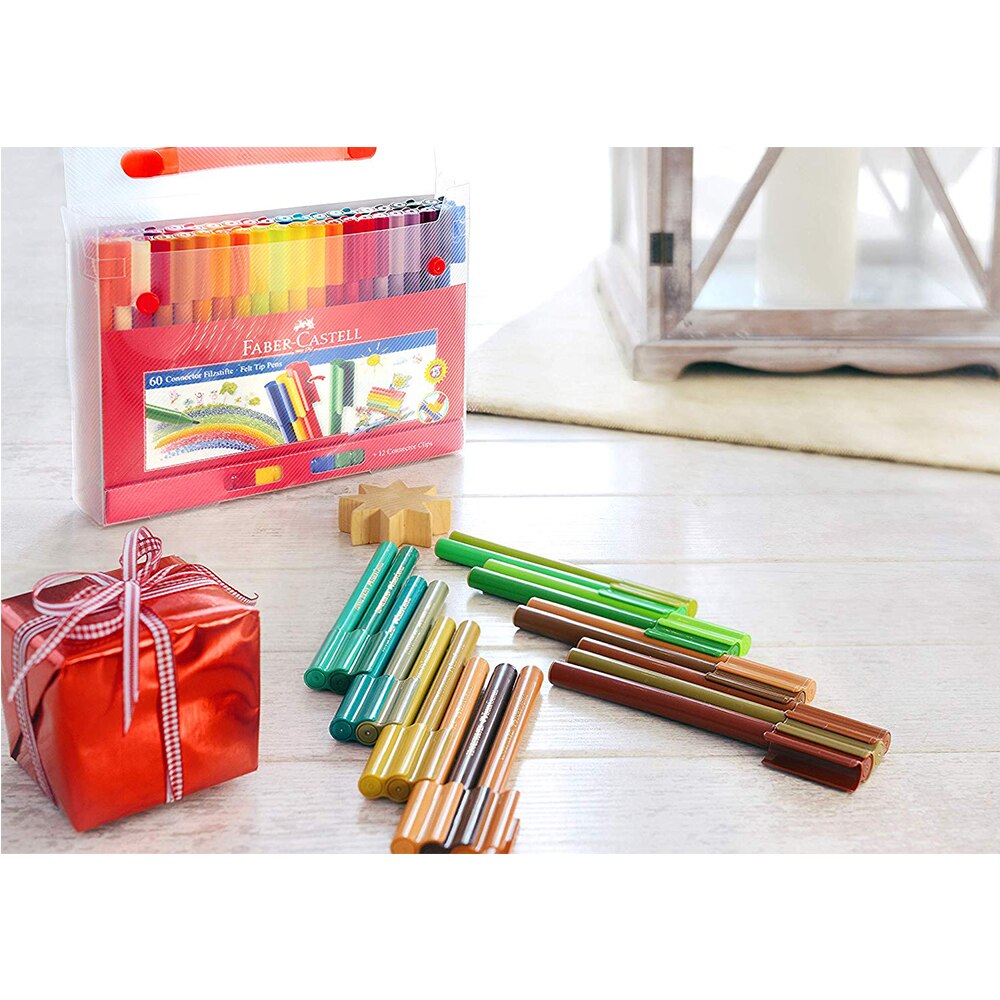 Rotulador de Arte de 80 colores, conector de punta de fibra, Pluma de agua para niños, bolígrafo de acuarela, bolígrafos de dibujo para colorear, para niños, garabateado