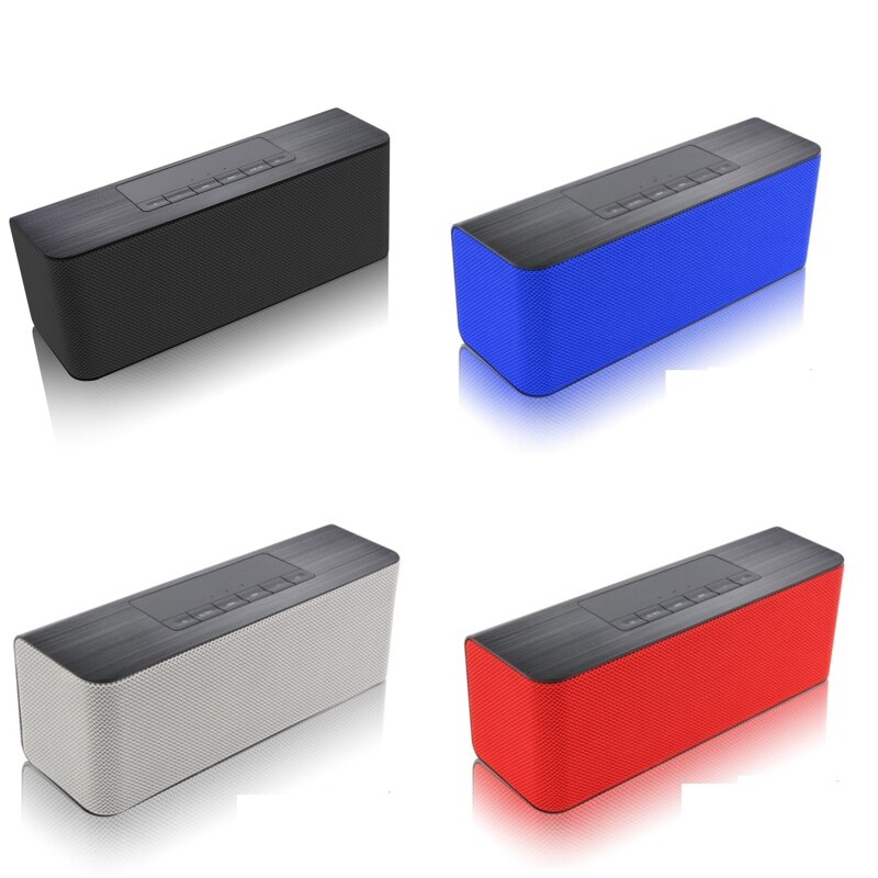 Bluetooth-Compatibel Speaker Draadloze Stereo Geluid Muziek Subwoofer Soundbox Ingebouwde-Microfoon Aux Tf Card Voor Pc smartphone