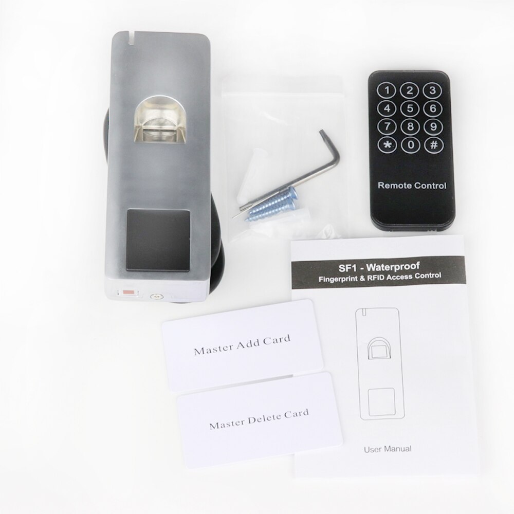 Metal Biometric Fingerprint Standalone Access Control System Rfid 125khz Reader 180kg 280kg kit Waterproof IP66 1000 Users