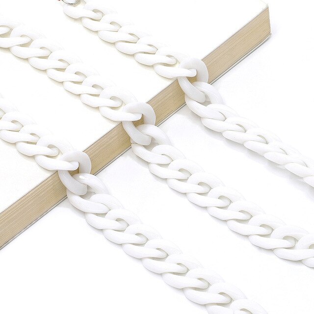 Mode Leesbril Ketting Voor Vrouwen Acryl Zonnebril Kettingen Lanyard Anti-Slip Cord Holder Neck Strap Touw: 13