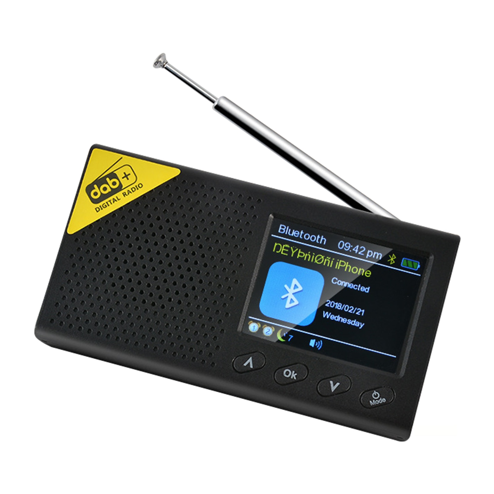 Radio Draagbare Bluetooth Digitale Radio Muziekspeler Dab/Dab + En Fm Ontvanger Oplaadbare Lichtgewicht Thuis Mini radio