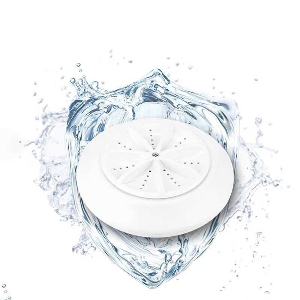 Mini washing machine portable ultrasonic turbine