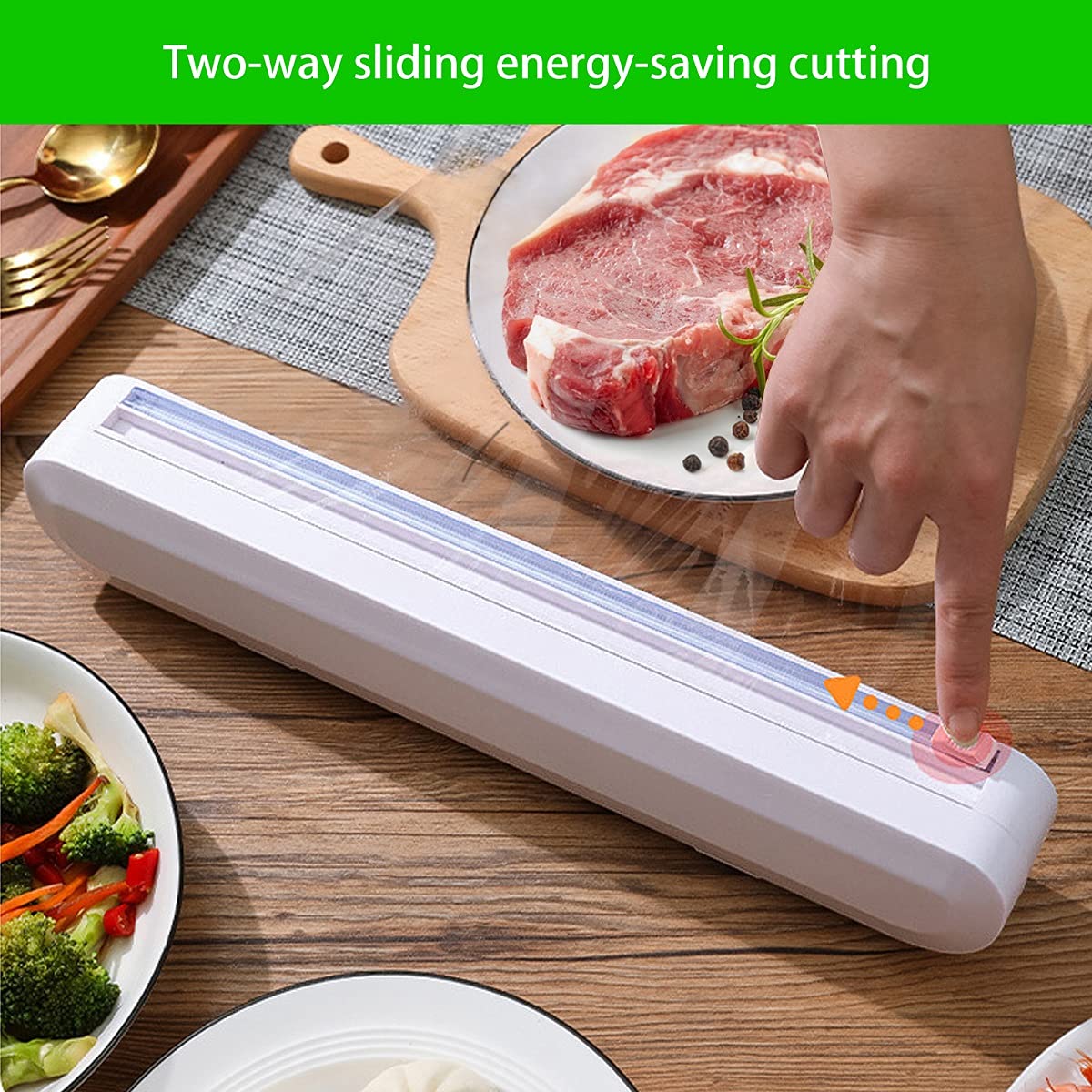 Plastic Cutter Foil Cling Film Fresh-Keeping Film Cutter Food Wrap Dispenser Storage Holder Kitchen Accessories Household Tools