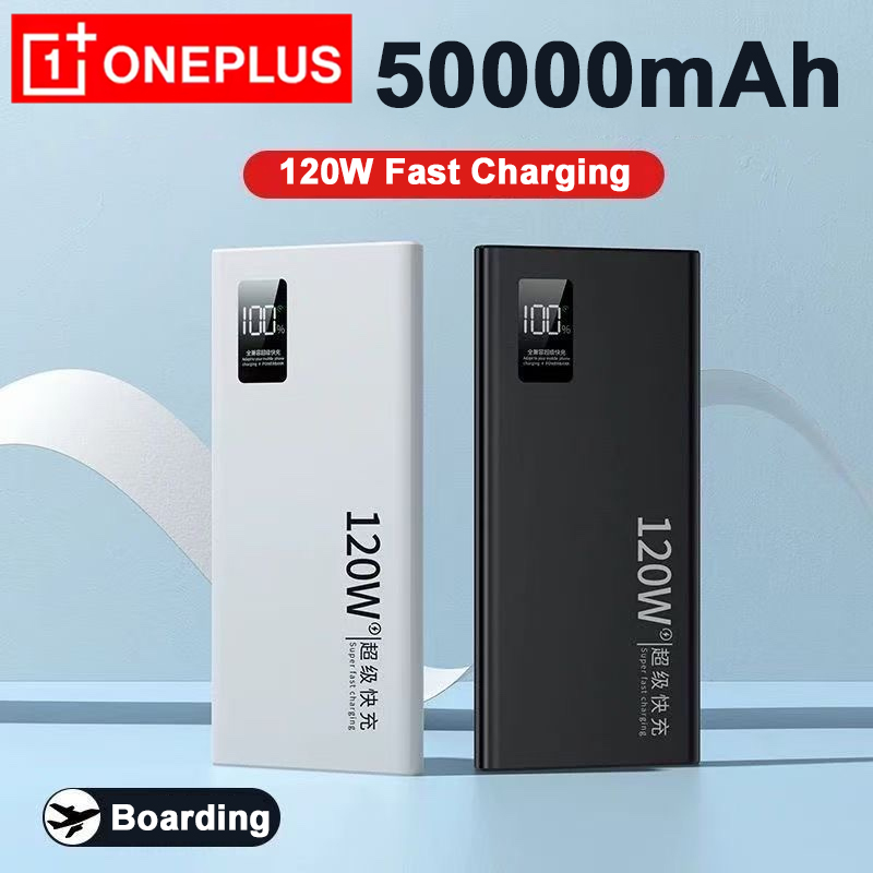 Oneplus 50000 mah original mobil 30000 mah powerbank 120w toveis hurtigladende eksternt batteri kompatibel med android ios