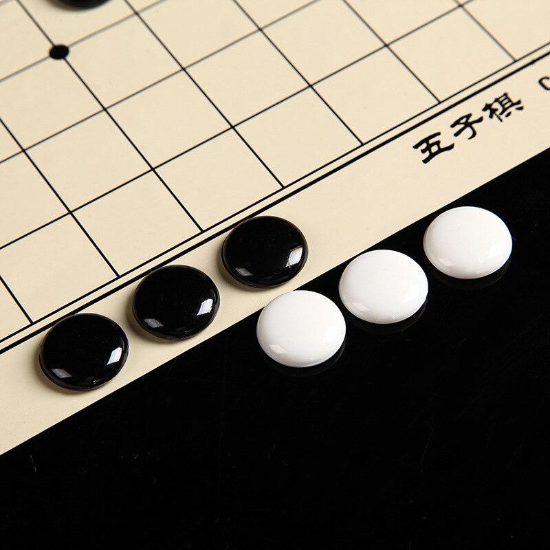 Traditional Chinese Go Game Renju Backgammon Plastic Chess Pieces Leisure Puzzle Chess Entertainment Game Chess