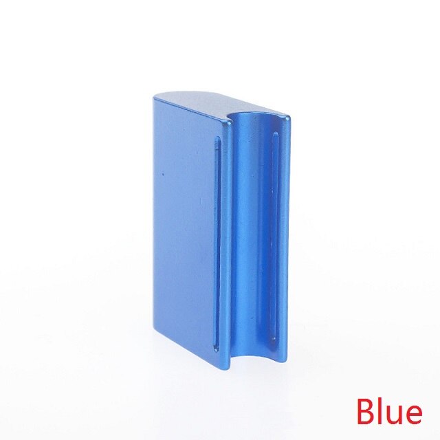 Outil de brunissage du cuir, ponceuse à bords coniques en aluminium, polissage multifonctionnel, bords propres sur les projets d&#39;artisanat du cuir: Blue