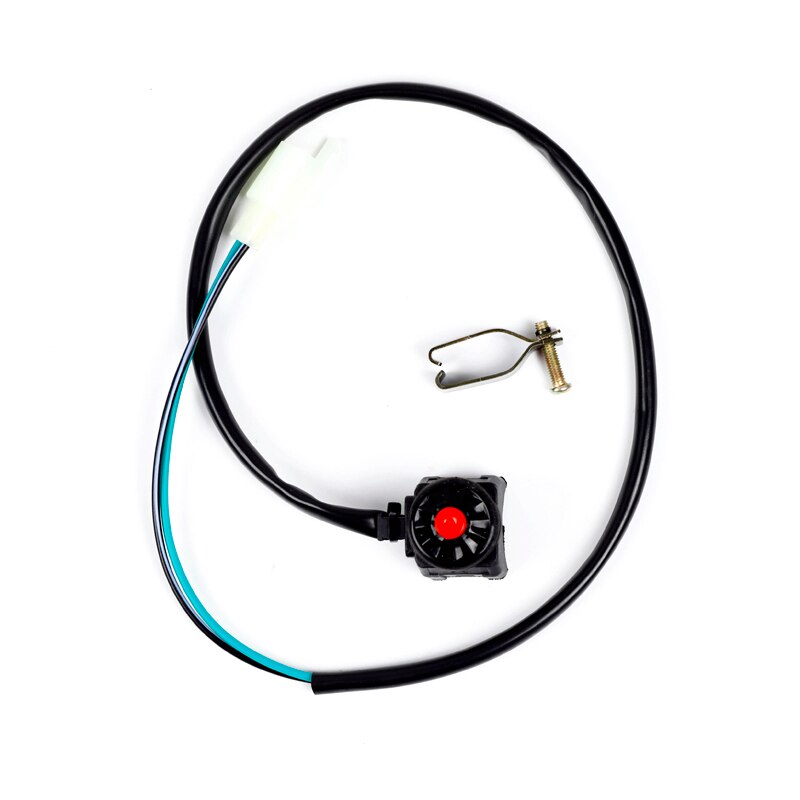 1Pcs Motocycle Op Off Motor Starter Kill Switch Fit Voor Honda Kawasaki Suzuki Yamaha: Rood