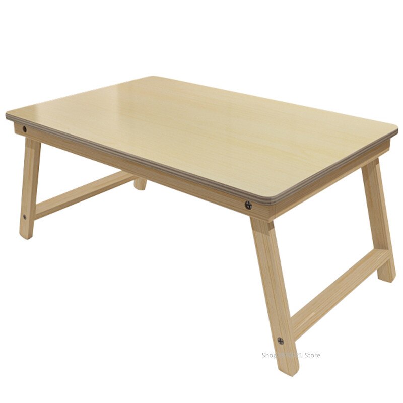 Solid wood Computer Desk Portable Folding Table Laptop Stand Desk Computer Desk Notebook Office Desk Study Table Standing