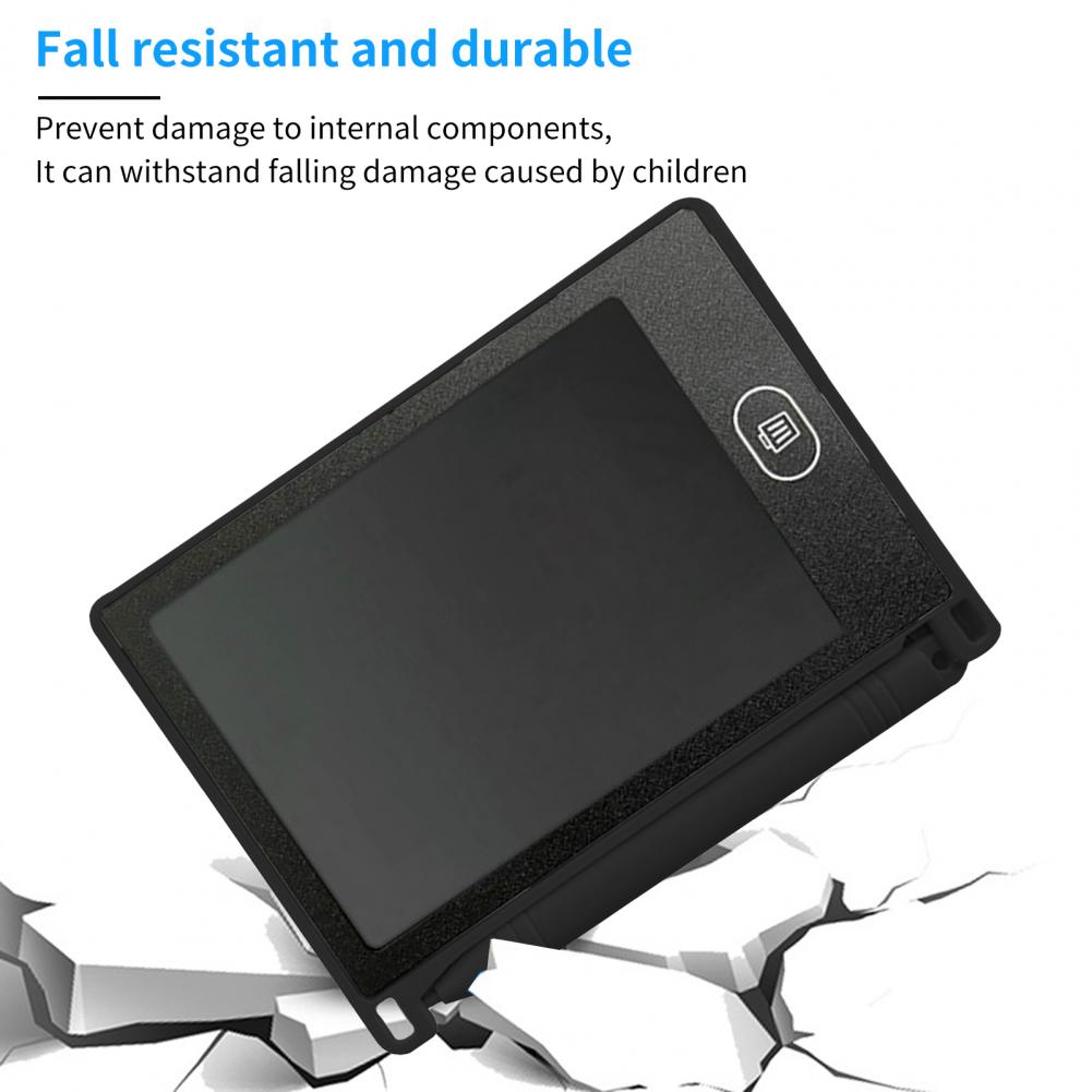 LCD Writing Tablet Lightweight LCD Drawing Board 4 Colors Optional Smooth Writing Excellent One Key Clear Handwriting Pad